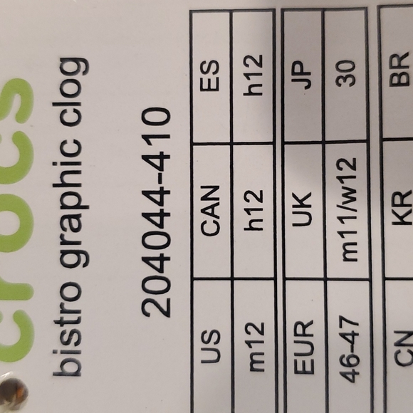 Crocs Bistro Graphic Clog - Picture 7 of 7